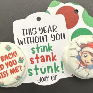 Elf White Fudge Oreos “I’m back”