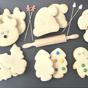 Holly Jolly Christmas DIY Cookie Kit (12 cookies)