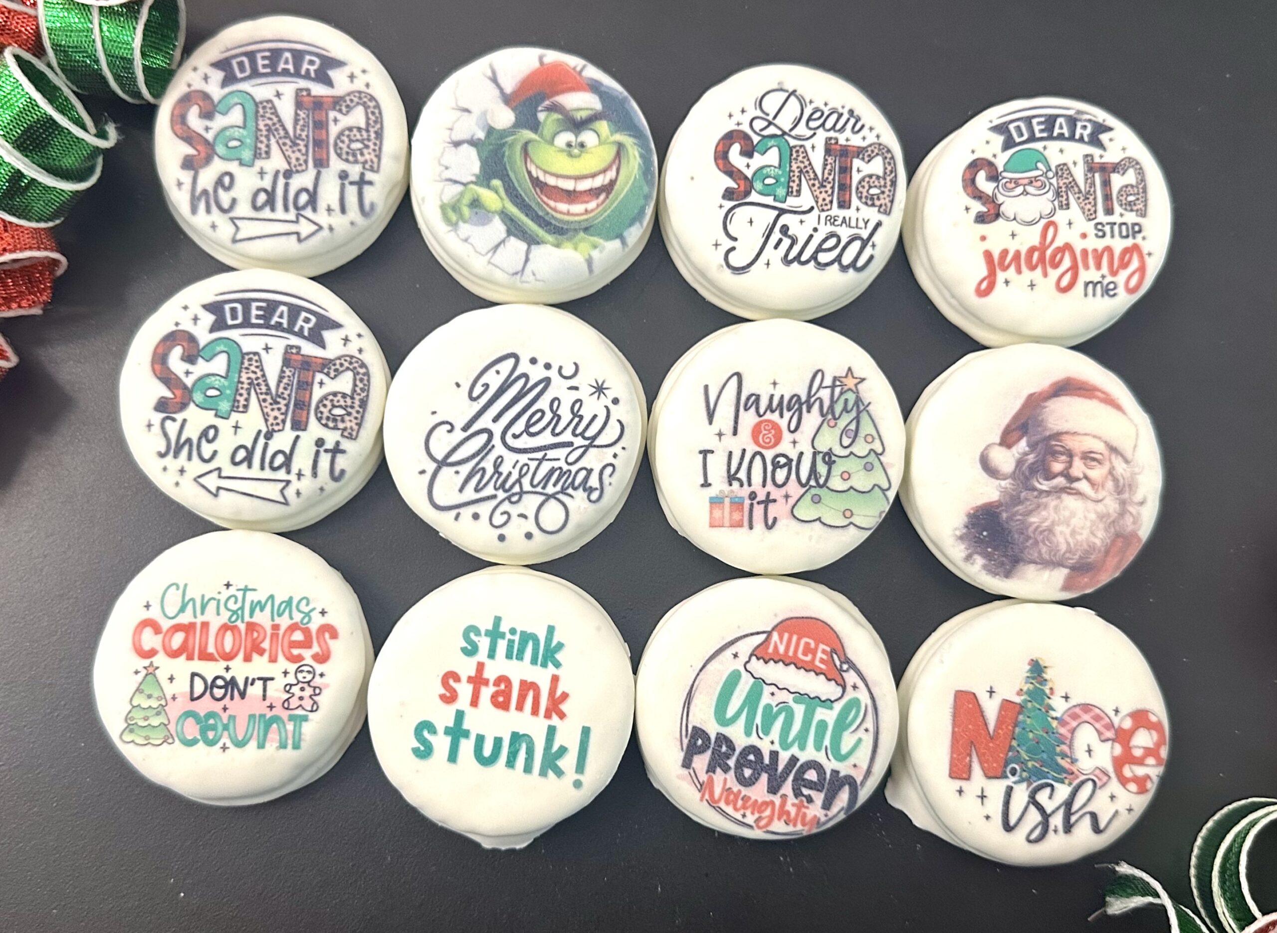 Funny Christmas Oreos